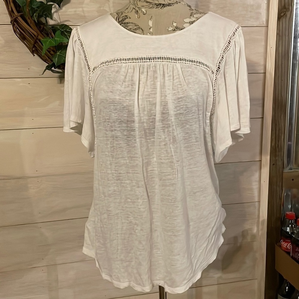 𝅺*loft White Top XS